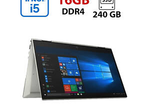 Ультрабук-трансформер HP EliteBook x360 830 G7 / 13.3' (1920x1080) IPS Touch / Intel Core i5-10310U (4 (8) ядра по 1.7 - 4.4 GHz) / 16 GB DDR4 / 240 GB SSD / Intel UHD Graphics / WebCam б/в