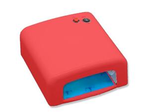 Ультрафиолетовая лампа для сушки гель-лака 36 Вт, красный