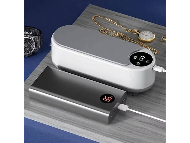 Ультразвуковой очиститель для украшений очков щеточок для макияжа (Белый) - Фото 7