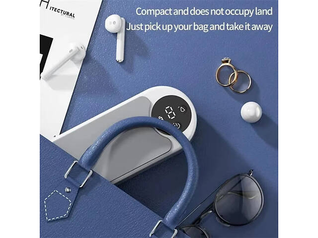 Ультразвуковой очиститель для украшений очков щеточок для макияжа (Белый) - Фото 8