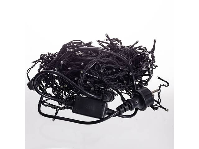 Вулична гірлянда Бахрома 20 м 335 LED чорний провід Жовтий 20MBY - Фото 1