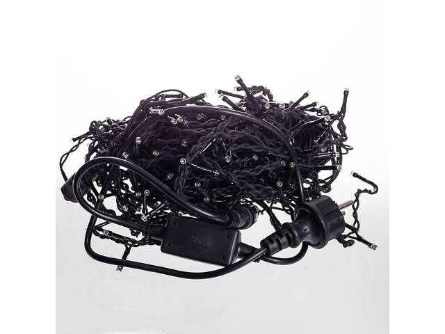 Вулична гірлянда Бахрома 20 м 335 LED чорний провід Жовтий 20MBY - Фото 1