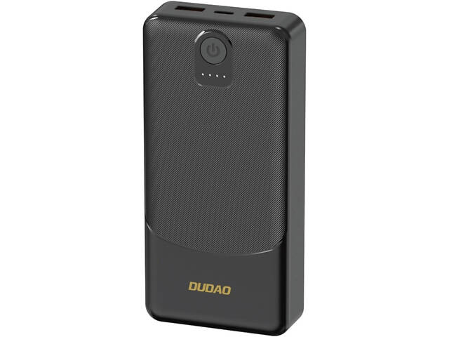 УМБ Dudao 10000mAh K10 12W 2xUSB-A,USB-C (IN) Black - Фото 1