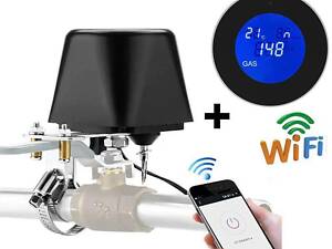 Умная wifi система защиты от утечки газа для диаметра трубы 3/4 дюйма DN20 Nectronix CW-20DN KIT, Tuya app