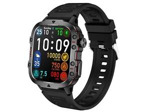 Умные смарт часы Smart Expert Nano Steel каучук + 2 ремешка