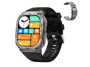 Умные тактические смарт-часы Kospet Tank M3 Special Edition Silver (16985-hbr)