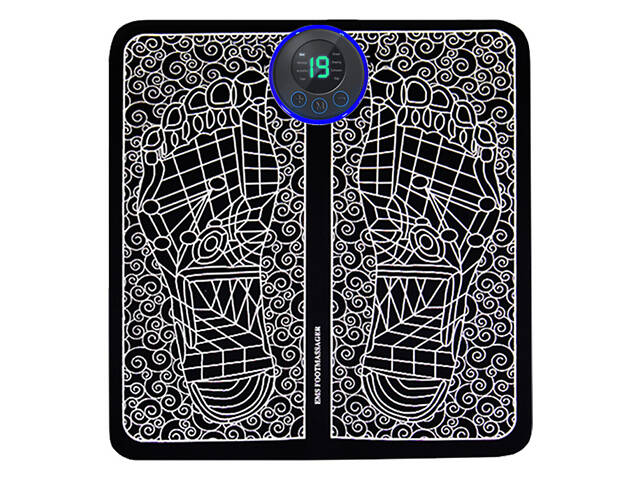 Розумний USB-масажер для ніг з EMS стимуляцією, 8 режимів масажу та 19 рівнів інтенсивності - Фото 10