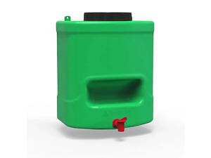 Рукомийник 15 л для дачі з мильницею зеленого кольору