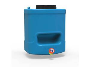 Рукомийник Litolan 15л з вентильним краном та мильницею синього кольору