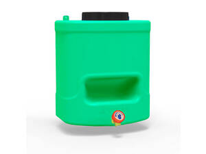 Рукомийник Litolan 15л з вентильним краном та мильницею зеленого кольору