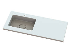 Умивальник «Аляска L» Білий А100 глянець-preskl