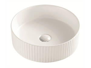 Умивальник накладний керамічний Mixxus Premium Wave-0101 400x400x125mm (MP6491)