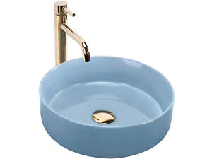 Умивальник (раковина) REA SAMI BLUE SHINY накладний