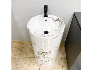 Умивальник (раковина) VBI BOLONIA CARRARA підлоговий