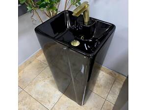 Умивальник (раковина) VBI VERESE BLACK GLOSSY підлоговий
