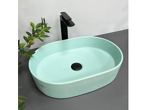 Умивальник (раковина) VBI VERONA 50 TURKUS MATT накладний