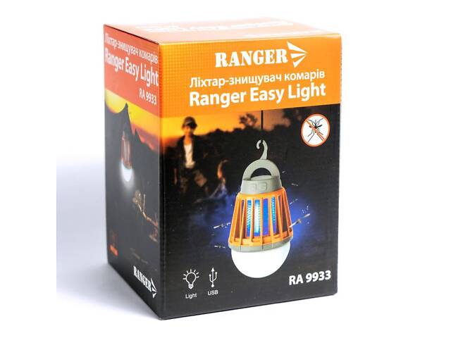 Уничтожитель насекомых-фонарь Ranger Easy light RA-9933 13х9х9 см - Фото 3