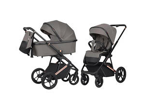 Универсальная коляска 2 в 1 Carrello Sigma CRL-6509 NF 2в1 Fog Grey серая