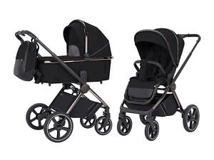 Универсальная коляска 2 в 1 Carrello Ultimo CRL-6520 Sable Black Черная
