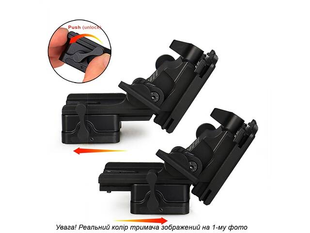 Универсальное NVG крепление с HORN и DOVETAIL интерфейсами для ПНБ PVS-7/14/15/18/21/31 Norotos CL24-0237, коричневый. - Фото 3