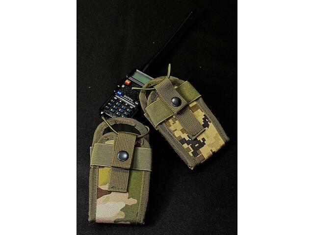 Универсальный тактический подсумок под рацию, пиксель - Фото 4