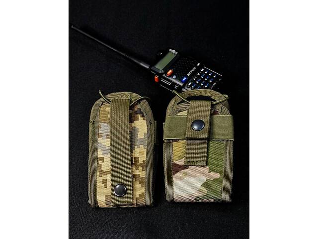 Универсальный тактический подсумок под рацию, пиксель - Фото 6