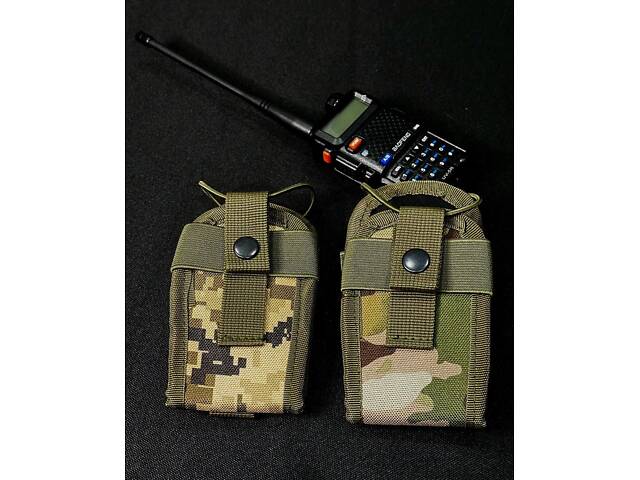 Универсальный тактический подсумок под рацию, пиксель - Фото 9