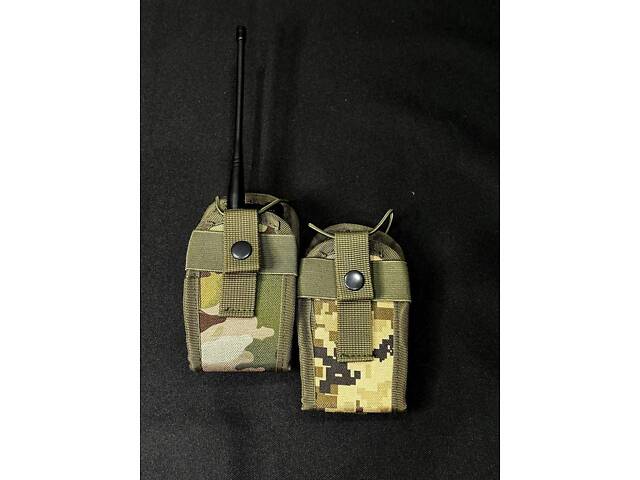 Универсальный тактический подсумок под рацию, пиксель - Фото 8