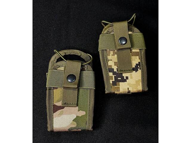 Универсальный тактический подсумок под рацию, пиксель - Фото 10