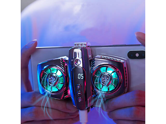 Универсальный полупроводниковый радиатор-вентилятор для смартфона MEMO Union PUBG Mobile K4 Black - Фото 5