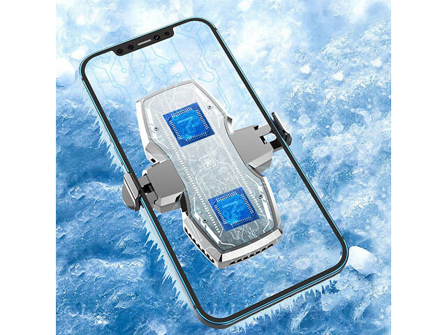 Универсальный полупроводниковый радиатор-вентилятор для смартфона MEMO Union PUBG Mobile K4 Black - Фото 6