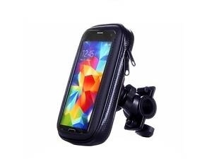 Універсальний тримач для телефону на велосипед або мотоцикл Leory у вигляді чохла, розмір XL, для діагоналі 6.3 '