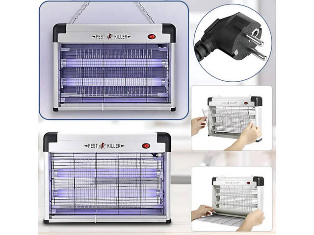 Уничтожитель насекомых Pest Killer ZCTT-L16 9х24х35 см белый - Фото 2