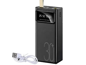 Универсальная мобильная батарея Power Bank Viakihg YM-509 30000mAh Черный