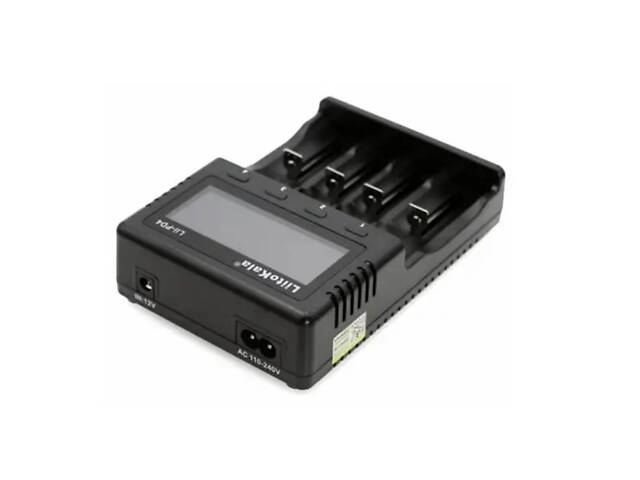 Универсальное 4х канальное зарядное устройство для аккумуляторных батареек LiitoKala Lii-PD4 Черный (30151405) - Фото 2