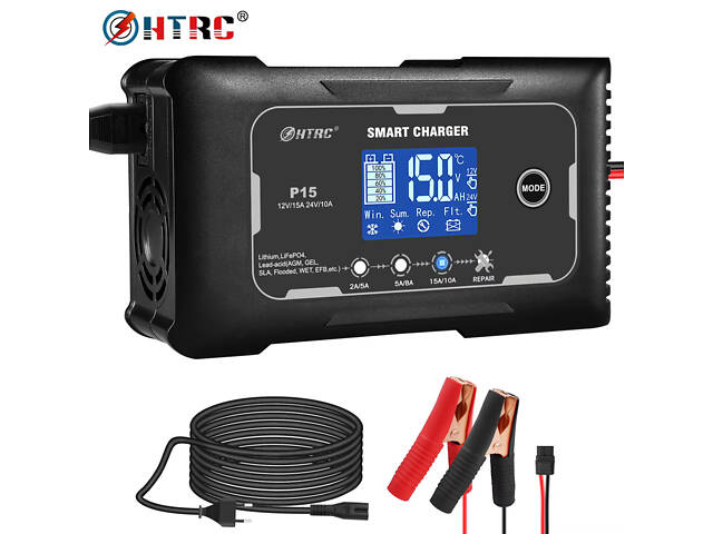 Універсальний зарядний пристрій для акумуляторів Lifepo4 15А №2185 - Фото 2