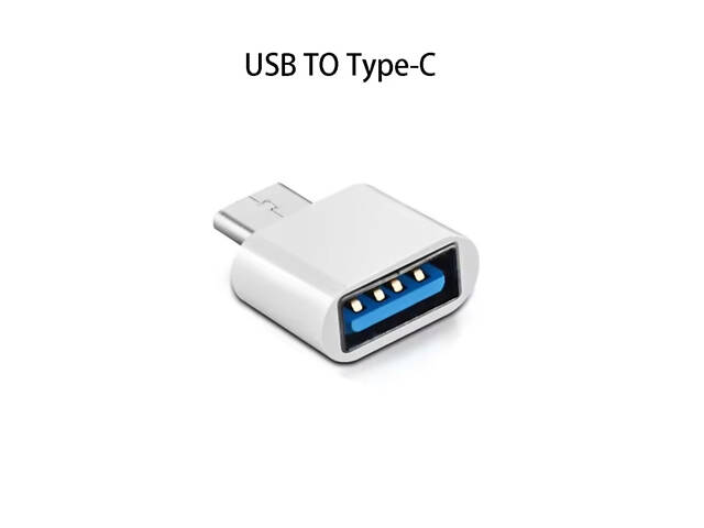Універсальний адаптер Type-C до USB, для планшетів, ПК, телефонів. Білий - Фото 7