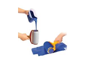 Универсальный малярный валик для покраски с встроеным резервуаром Pintar Facil