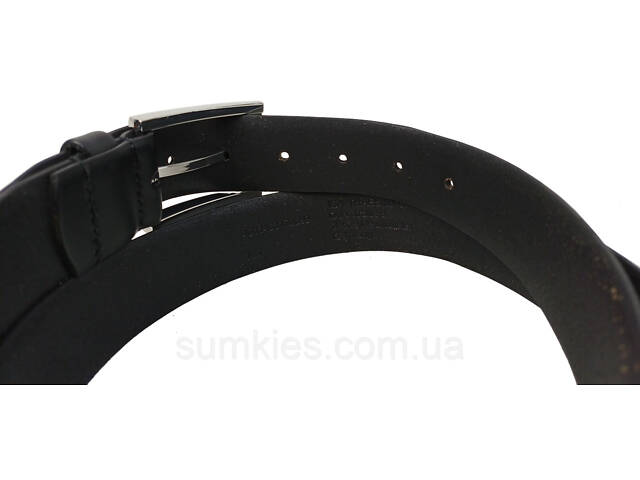 Універсальний чоловічий шкіряний ремінь Isa-Traesko, Німеччина чорний - Фото 5