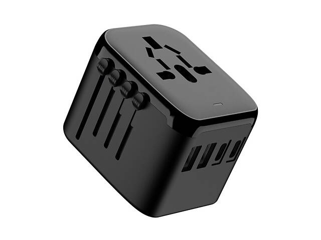Универсальный сетевой адаптер для зарядки с 4 портами — 2x USB-A и 2x USB-C, Travel Adapter для путешествий и дома, комп - Фото 5