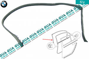 Уплотнитель ( направляющая ) стекла задней правой двери 51227057510 BMW / БМВ 5-series E60 2003-2010