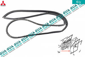 Уплотнитель дверного проема передний правий ( кузова ) MR437145 Mitsubishi / МИТСУБИСИ PAJERO III 2000-2006 / ПАДЖЕРО 3