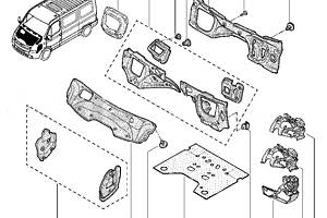 Уплотнитель моторного отсека Renault Master 8200206620