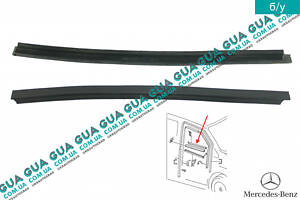 Уплотнитель стекла внутренний передней правой двери ( 1 шт ) 6387250323 Mercedes / МЕРСЕДЕС VITO W638 1996-2003 / ВИТО 6