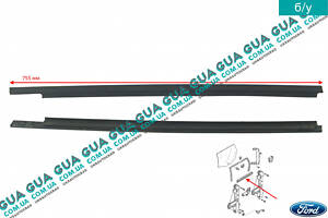 Уплотнитель внешний стекла задней правой двери ( накладка, универсал ) XS41A25824AR Ford / ФОРД FOCUS I 1998-2004 / ФОКУ