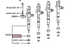 Уплотнительное кольцо топливной форсунки 2325630010