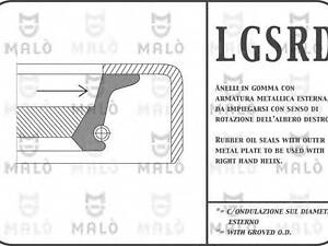 Уплотняющее кольцо, коленчатый вал CORTECO 12011455 на FIAT 125 седан