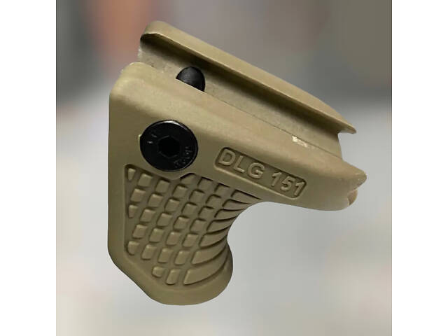 Упор DLG TACTICAL (DLG-151-beige) з гніздом для QD антабки, колір Койот, упор на цівку на планку Пікатінні - Фото 1