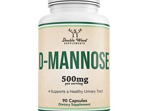 Урологический препарат Double Wood Supplements D-Mannose 500 mg 90 Caps