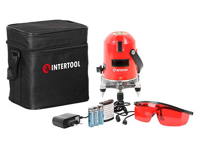 Рівень лазерний Intertool — 2 лазерні головки - Фото 3